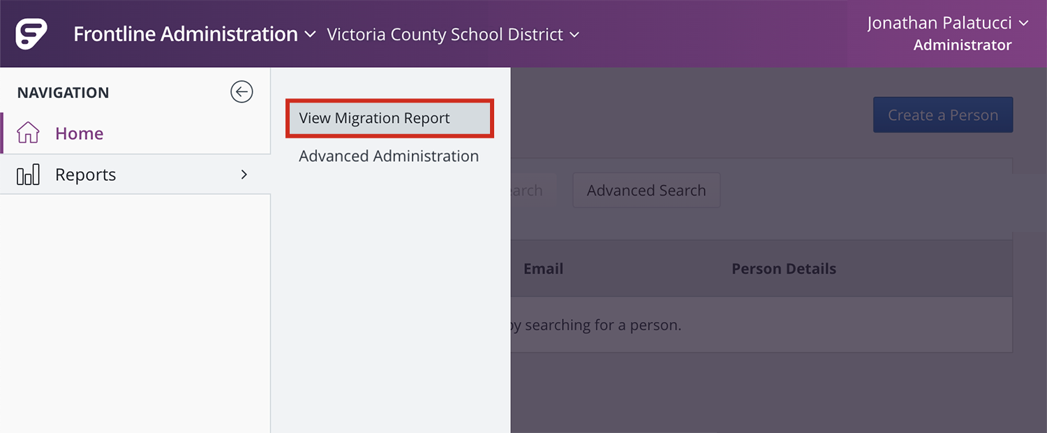 MigrationReport option.png